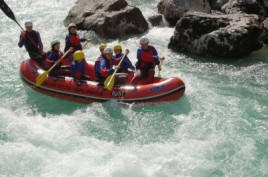 Teambuilding - Rafting za 8 oseb / 32,99 €/osebo